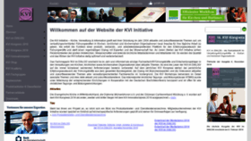 What Kviinitiative.de website looked like in 2018 (7 years ago)