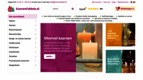 What Kaarsenfakkels.nl website looked like in 2018 (5 years ago)