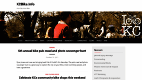 What Kcbike.info website looked like in 2018 (5 years ago)