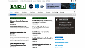 What Kamcity.com website looked like in 2018 (5 years ago)