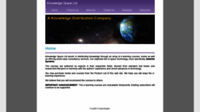 What Knowledgespaceltd.com website looked like in 2018 (5 years ago)