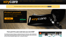 What Keycare.co.uk website looked like in 2018 (5 years ago)