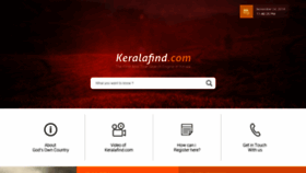 What Keralafind.com website looked like in 2018 (5 years ago)