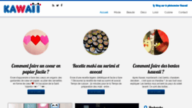What Kawaii-street.fr website looked like in 2018 (5 years ago)