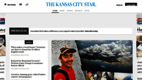 What Kansascity.com website looked like in 2018 (5 years ago)