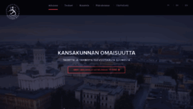 What Kansakunnanomaisuutta.fi website looked like in 2018 (5 years ago)