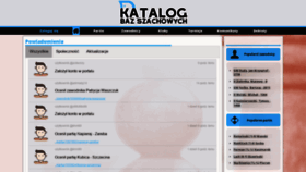 What Katalogbazszachowych.pl website looked like in 2018 (5 years ago)
