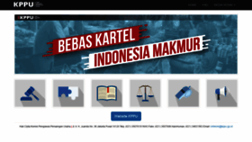 What Kppu.go.id website looked like in 2018 (5 years ago)