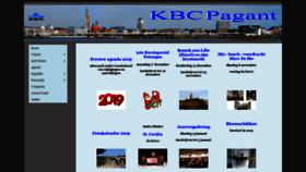 What Kbcpagant.be website looked like in 2018 (5 years ago)