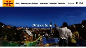 What Katalonien-tourismus.de website looked like in 2018 (5 years ago)