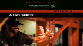 What Kingsfishhouse.com website looked like in 2018 (5 years ago)