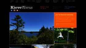 What Kieve.org website looked like in 2018 (5 years ago)