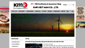 What Kmr.com.vn website looked like in 2018 (5 years ago)
