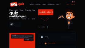 What Kenquiz.com website looked like in 2018 (5 years ago)