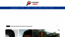 What Kryminalnapolska.pl website looked like in 2018 (5 years ago)