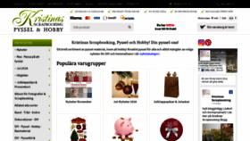 What Kristinasscrapbooking.se website looked like in 2018 (5 years ago)