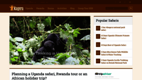 What Kagerasafaris.com website looked like in 2018 (5 years ago)