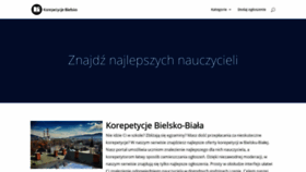 What Korepetycjebielsko.pl website looked like in 2018 (5 years ago)