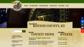 What Kentoncounty.org website looked like in 2018 (5 years ago)