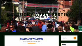 What Kyapplefest.org website looked like in 2018 (5 years ago)