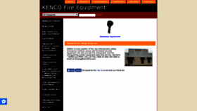 What Kencofire.com website looked like in 2018 (5 years ago)