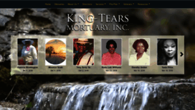 What King-tearsmortuary.com website looked like in 2018 (5 years ago)