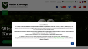 What Kaweczyn.pl website looked like in 2018 (5 years ago)