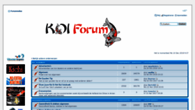 What Koiforum.nl website looked like in 2018 (5 years ago)