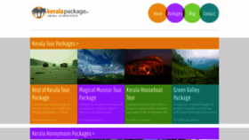 What Keralapackage.in website looked like in 2018 (5 years ago)