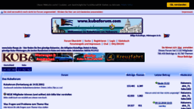 What Kubaforen.de website looked like in 2018 (5 years ago)