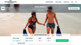What Kiha-beach.tophotelsmaldives.com website looked like in 2018 (5 years ago)