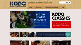 What Kodokids.com website looked like in 2018 (5 years ago)