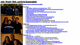 What Komar.org website looked like in 2018 (5 years ago)