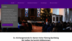 What Kirche-region-belzig.de website looked like in 2018 (5 years ago)