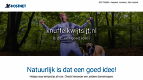 What Knuffelkwijtsijt.nl website looked like in 2018 (5 years ago)