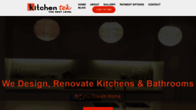 What Kitchentek.com.au website looked like in 2018 (5 years ago)