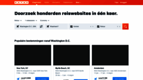 What Kayak.nl website looked like in 2018 (5 years ago)