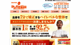 What Kashiwagi-seitaiin.com website looked like in 2018 (5 years ago)
