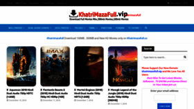 What Khatrimazafull.com website looked like in 2018 (5 years ago)