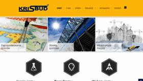 What Krisbud.pl website looked like in 2018 (5 years ago)