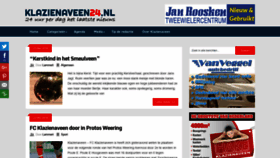 What Klazienaveen24.nl website looked like in 2018 (5 years ago)