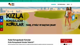 What Kizlakonusulacakkonular.com website looked like in 2018 (5 years ago)