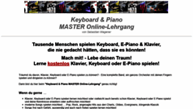 What Keyboard-lehrgang.com website looked like in 2018 (5 years ago)