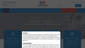 What Kosmosvize.com.tr website looked like in 2018 (7 years ago)