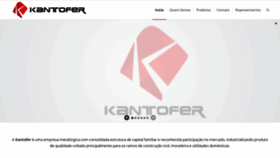What Kantofer.com.br website looked like in 2018 (5 years ago)