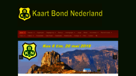 What Kaartbondnederland.nl website looked like in 2018 (5 years ago)