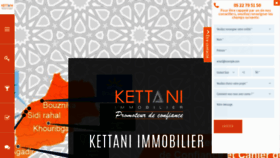 What Kettani-immobilier.com website looked like in 2018 (5 years ago)