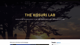 What Kosurilab.org website looked like in 2018 (5 years ago)