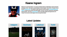 What Keanei.co.uk website looked like in 2018 (5 years ago)