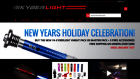What Kyberlight.com website looked like in 2019 (5 years ago)